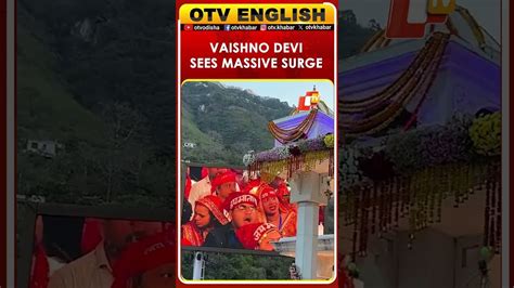 Massive Pilgrim Surge At Shri Mata Vaishno Devi During Chaitra Navratri