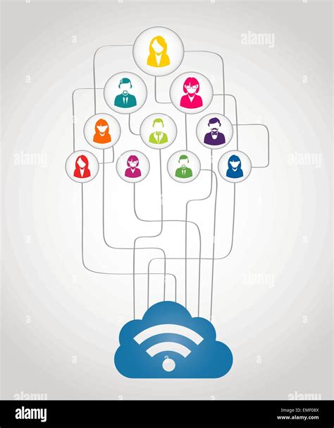 Internet network connection male Stock Vector Images - Alamy