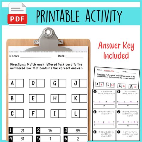 Segment Addition Postulate Bundle | Boom Cards, Google Slides & Task Cards