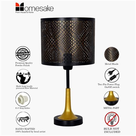 Buy HOMESAKE Metal Table Lamp from Homesake at just INR 3500.0