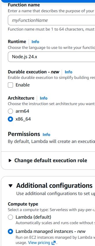 AWS Lambda Managed Instances with Java 25 and AWS SAM - Part 3 Create ...