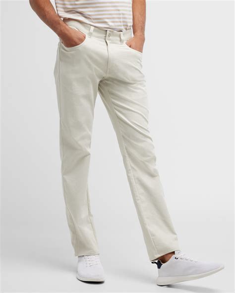 Peter Millar Men's EB66 5-Pocket Performance Pants | Neiman Marcus