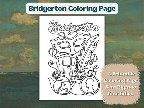 Buy Bridgerton Coloring Page, Romance TV Show Fan Art (digital Download ...