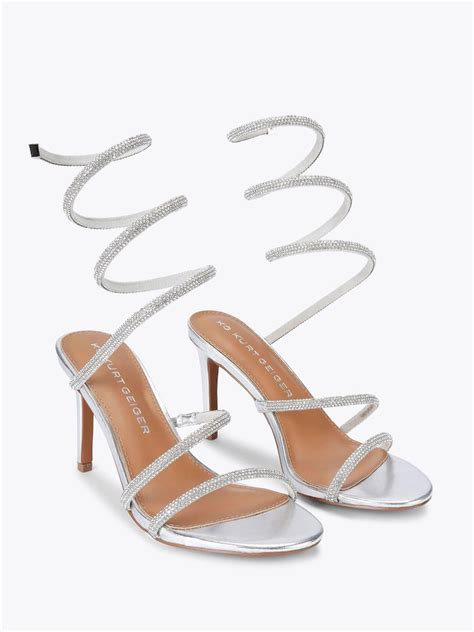 Buy KG Kurt Geiger Silver Athena Sandals from Next India