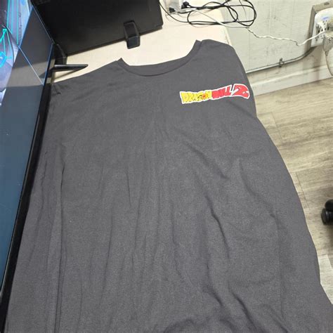 Black Dragon Ball Z Goku cotton & polyester t-shirt... | Depop