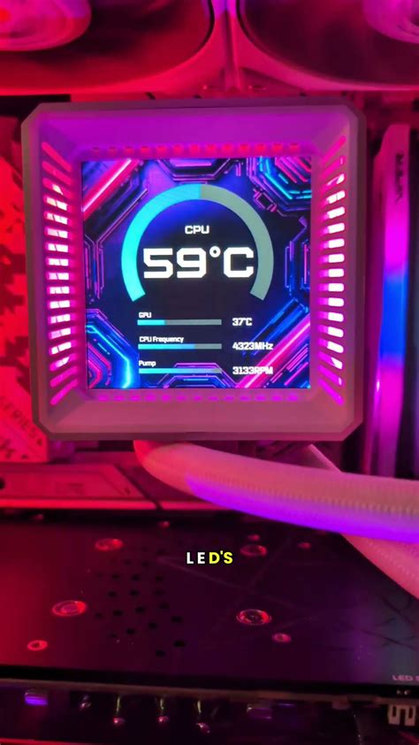 The ASRock Steel Legend 360 LCD liquid CPU cooler