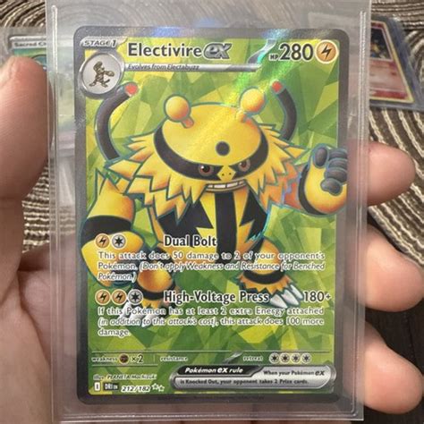 Electivire ex ⭐️ 212/182 Holo Ultra Rare Destined Rivals 2025 Pokemon ...