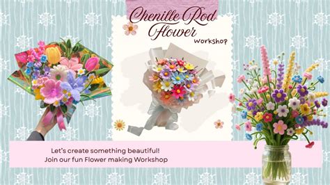Chenille Rod Flower Workshop Tickets, The Rookies Kitchen, South Bopal ...