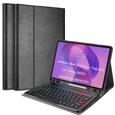 ProCase Tablet Case with Keyboard Compatible with Lenovo Idea Tab Plus ...