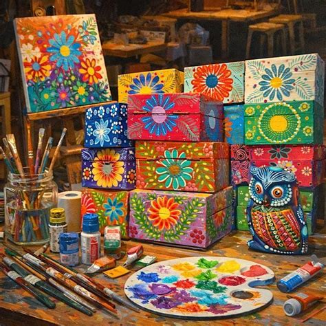 Colores del Corazón Alebrije-Inspired Keepsake Box Painting Workshop ...