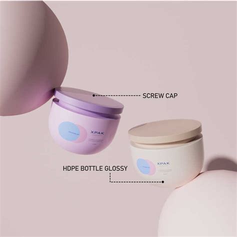 Cosmetic Body Butter Jars Ml Hdpe Matte Pink Skin Care Jar Luxury