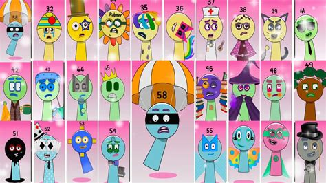Sprunki OC Numberblocks (32~90)– Full Evolution Showcase - YouTube