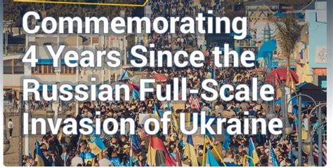 Santa Monica: Commemorating 4 Yrs Since the Russian Full-Scale Invasion ...