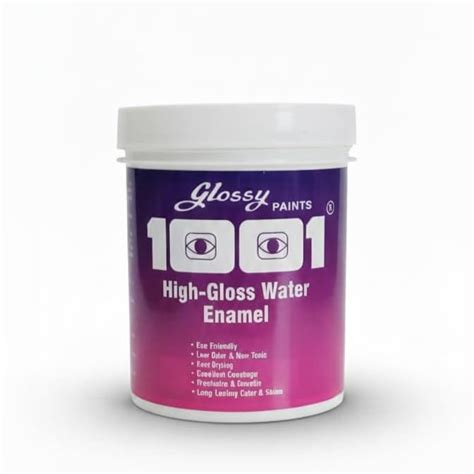 1001 High Gloss Water Enamel | Durable Gloss Finish | Water-Based Paint ...