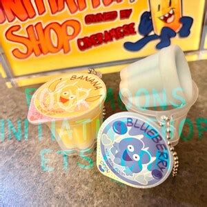 BFDI BFB Four & X Pudding Keychain Toys - Object Show - Etsy