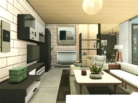 The Sims Resource | Newcrest Modern Home 3