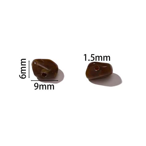 BBB 306 (a) Pastel Pink Crystal Chip Shiny Bead ( 1 pc ) UV Plated Acr ...