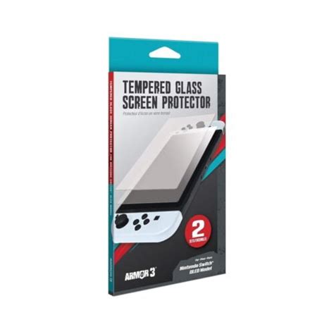 Title NSW Tempered Glass Screen Protector 2 Pk For Nintendo Switch