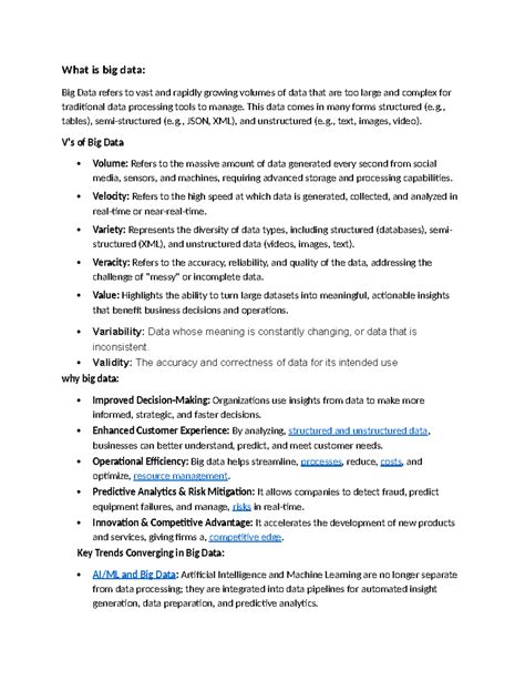 Big Data Overview: Key Concepts and Applications (Course Code: BD101 ...