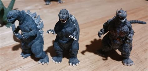 Bandai gashapon Godzilla figure set of nine Toho Rodan Ghidorah Mothra ...