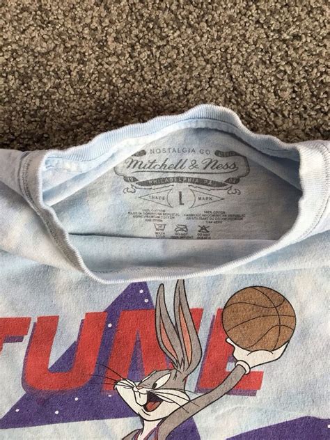 Mitchell Ness Bugs Bunny Space Jam A New Legacy Tune Squad T Shirt Size Large EBay