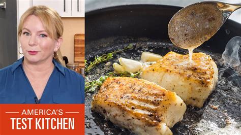 Butter-basted fish fillets with garlic and thyme that taste restaurant ...