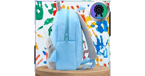 Rucsac din pluș pentru copii preșcolari cu fermoar SHARK. | Pepita.com