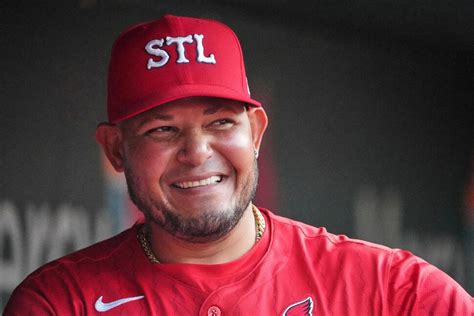 Former All-Star Catcher Yadier Molina Returns to Cardinals' Dugout as ...