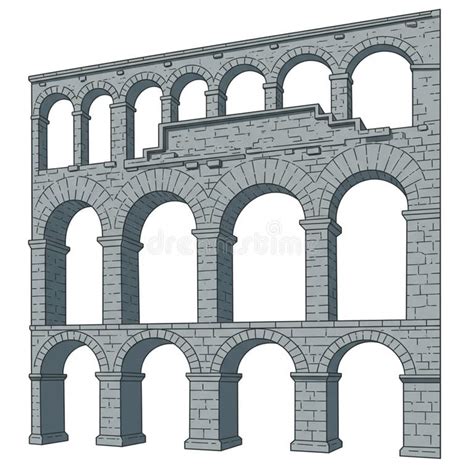 Ancient Roman Aqueduct Stock Illustrations – 1,312 Ancient Roman ...