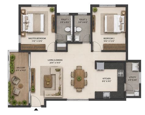Simple and Affordable 2 Bedroom House Design Plan for 2026