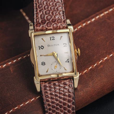 Bulova 10K Gold Filled Case / Art-Deco Tank / Ref. L4 / Manual... for C ...