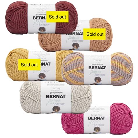 Baby Knitting Yarn Bernat Softee Baby Yarn 3-Pack Bundle | DK Light ...