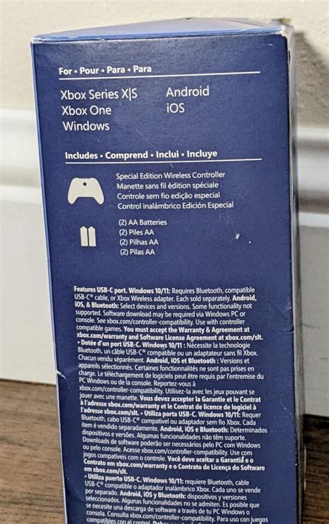 Microsoft Wireless Controller For Xbox One Series X S Stormcloud