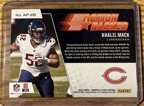 Panini Rookies Stars Action Packed True Blue Ap Khalil