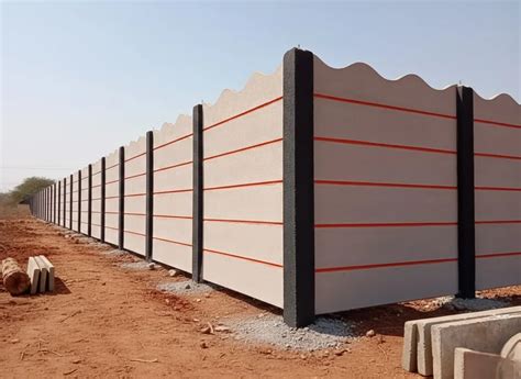 5ft RCC Precast Compound Wall at ₹ 90/square feet | Precast Compound ...