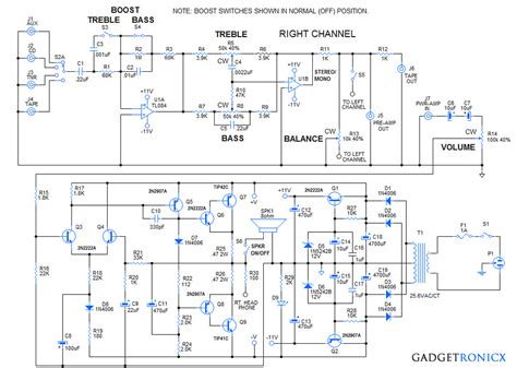 Audio Amplifier Circuit Diagram Pdf