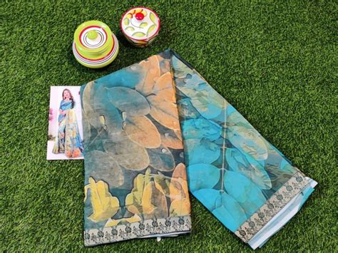 Cotton Printed Saree with Blouse Piece (6.3m) at ₹ 780/piece in Chennai ...