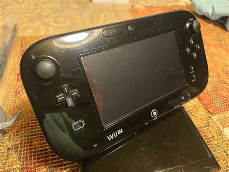 Nintendo Wii U Black 32GB Console Handheld System Complete W Tablet ...