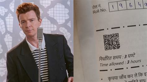'Rickrolling' in board exam? Class 12 maths paper QR code 'leads' to ...