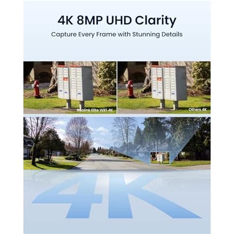 REOLINK 4K 8MP 180 Panoramic Security Camera with Dual-Lens, 2.4/5GHz ...