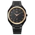 Buy Online Vyb Horizon By Fastrack Quartz Analog Black Dial Black ...