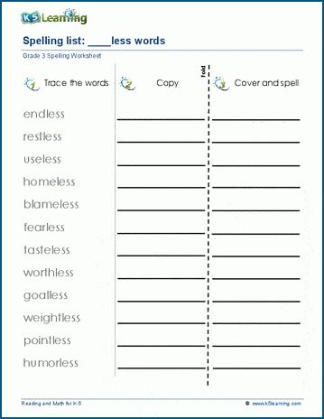 Suffixes -less and -ful - Worksheets Library