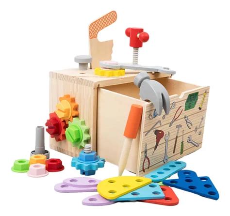 Juego De Herramientas De Madera Para Niños, Juego De | Envío gratis
