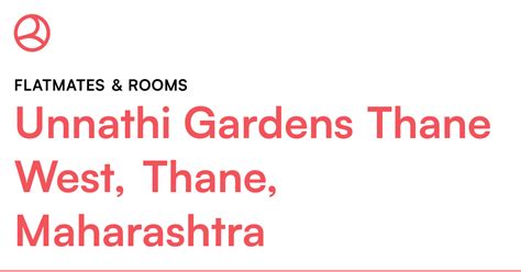Unnathi Gardens Thane West, Thane, Maharashtra Flat... – Roomies.co.in