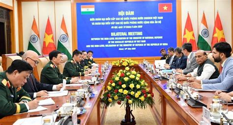 Defence Minister Singh holds high-level defence talks, meets Vietnam ...