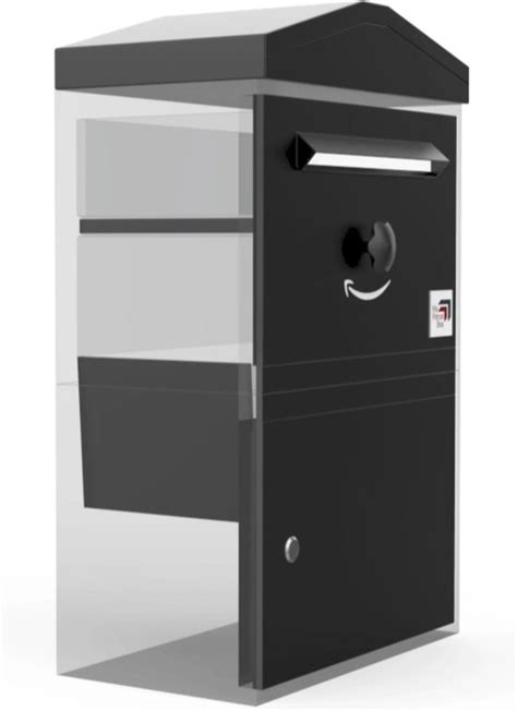 Brievenbus Groot Brievenbus En Pakketbox Safepost Sp48 Zwart Ral 9017 ...