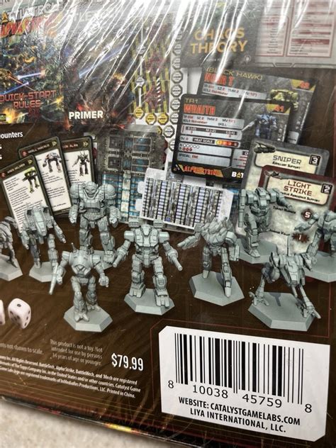 Sealed Box Set Alpha Strike Battletech Miniatures Topps Catalyst Game ...