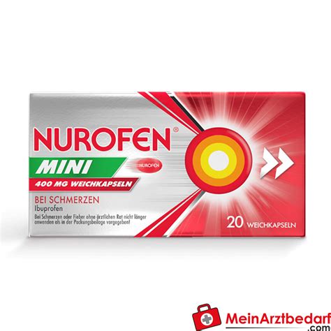 Nurofen Rapid Mini 400 mg soft capsules 20 quick painkillers from 12 ...