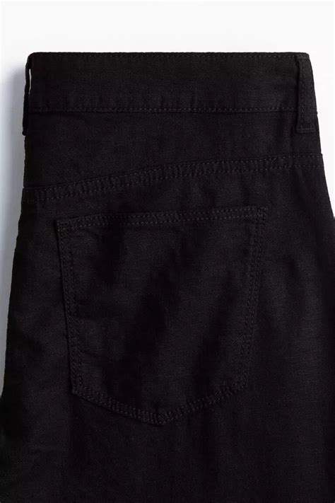 Jual H&M Wide linen-blend trousers Original 2026 | ZALORA Indonesia