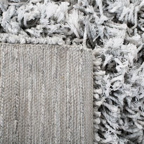 Safavieh Rio Shag 960F Grey Ivory 8 x 10 Rectangular Area rug in the ...